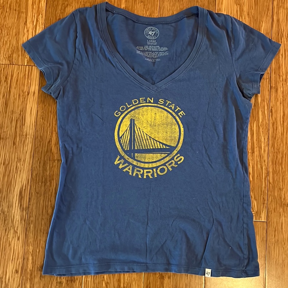 Golden State WARRIORS a women’s v neck T-shirt large